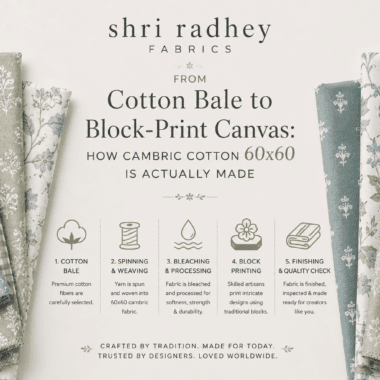 The Cambric Cotton 60×60 Fabric That Was Born for Indian Summers — And Has Been Proving It for 500 Years