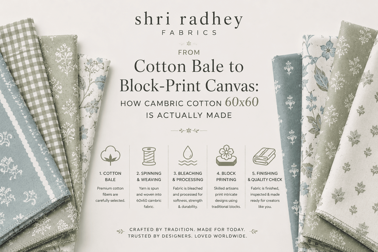 From Cotton Bale to Block-Print Canvas: How Cambric Cotton 60x60 Is Actually Made