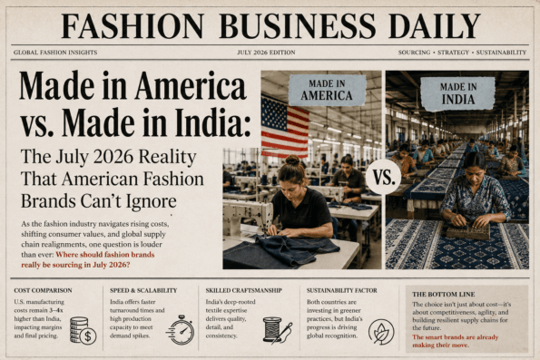 Made in America vs. Made in India: The July 2026 Reality That American Fashion Brands Can't Ignore