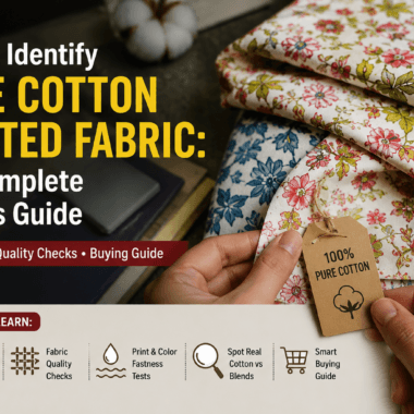 You're Probably Not Buying Pure Cotton — Here's How to Know for Sure (A Complete Buyer's Guide for 2026) 6 60×60 vs 40×40 Cambric Cotton: A Jaipur Manufacturer Settles the Debate Once and For All