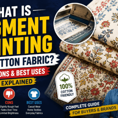Your Fabric Has a Secret: What Pigment Printing on Cotton Really Does (And Nobody Tells You) 5 60×60 vs 40×40 Cambric Cotton: A Jaipur Manufacturer Settles the Debate Once and For All