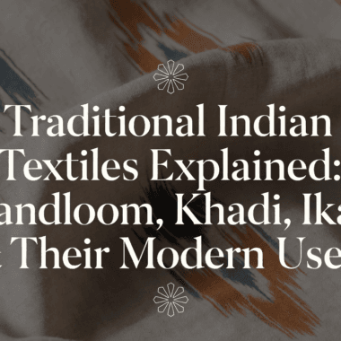 Traditional Indian Textiles Explained: Handloom, Khadi, Ikat & Their Modern Uses 2 60×60 vs 40×40 Cambric Cotton: A Jaipur Manufacturer Settles the Debate Once and For All