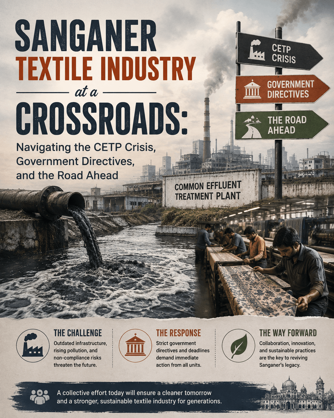 Sanganer Textile Industry at a Crossroads: Navigating the CETP Crisis, Government Directives, and the Road Ahead 1 ChatGPT Image Aug 4 2026 07 02 18 PM
